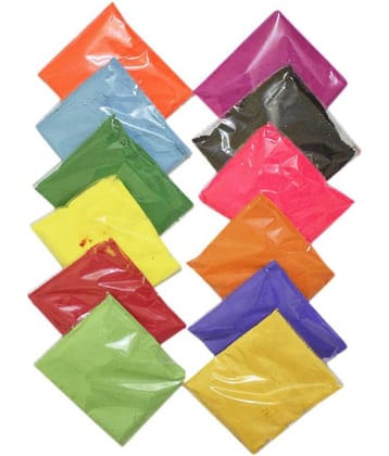 Vardhman Assorted Powder Rangoli - Pack of 12