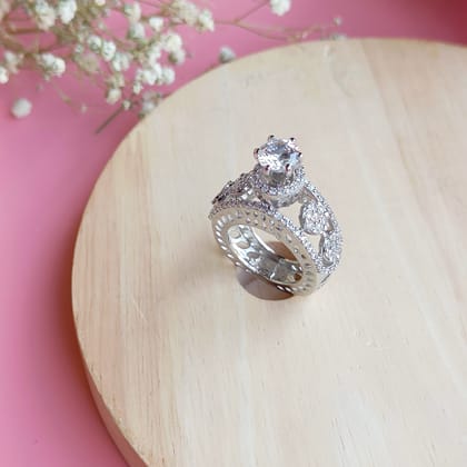 Vs Sterling silver Cocktail Ring 140-9