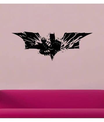 Sticker Studio Batman Super Hero Sticker ( 20 x 58 cms )