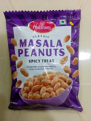 Haldiram's Classic Masala Peanuts Spicy treat 