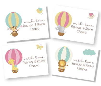 Gift Cards -  Up & Away-4" x 3" - 16 cards
