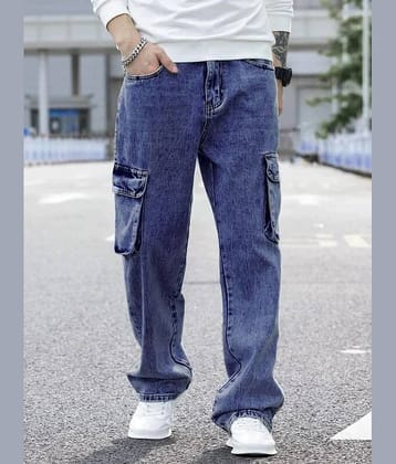 ARBIA FUNKI Relaxed Washed Men's Jeans - Dark Blue ( Pack of 1 )