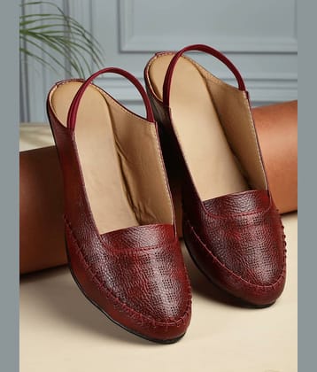 Sneakersvilla Red Women's Mules Heels