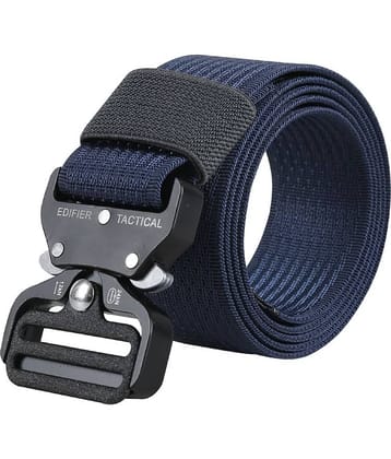 Edifier - Blue Leather Men's Casual Belt ( Pack of 1 )