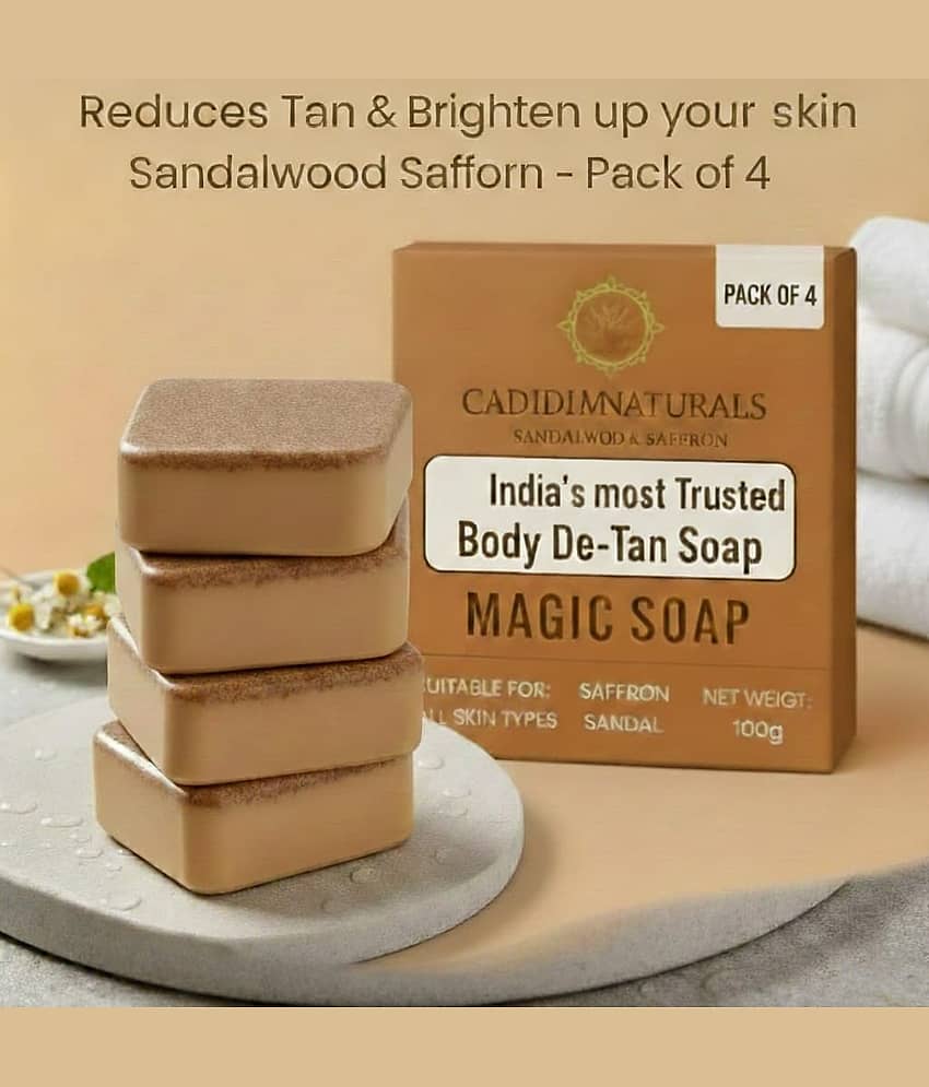 Caddim Naturals Skin Whitening GHARSOAPS Soap for All Skin Type ( Pack of 4 )