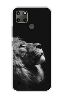 Lion Looking to Sky Soft Cover for Realme C25Y