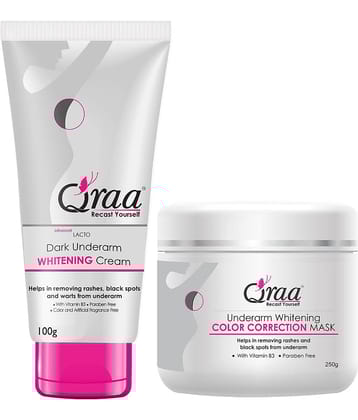QRAA Underarm Kit for Dark Underarms | 350 g, Pack of 2