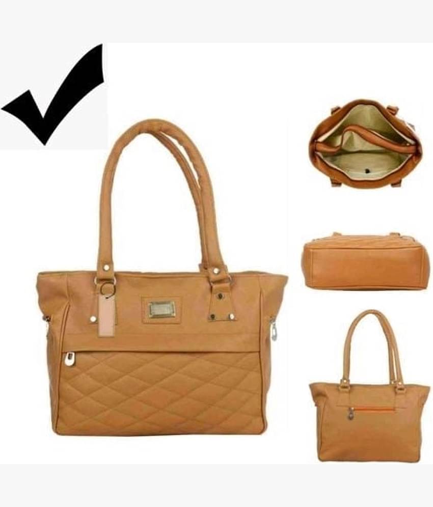 The monaina crapt Shoulder Bag PU Set of 1 ( Black )