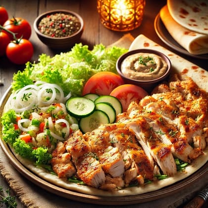 Chicken Platter Shawarma
