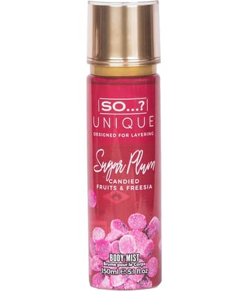 So…? Unique Sugar Plum Body Mist - 150ml