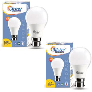 Glister 15W LED Bulb(PACK OF 2)