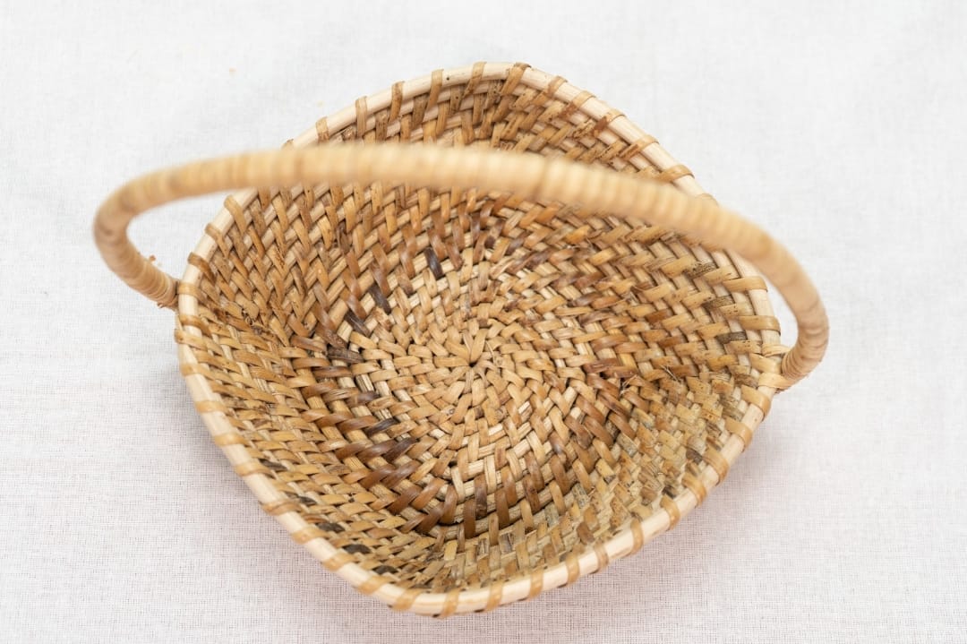 Handmade Square Cane Basket