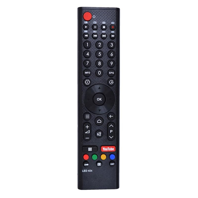 RESORB LED 404 Compatible for Micromax 4k Smart Television Remote Control YouTube Button