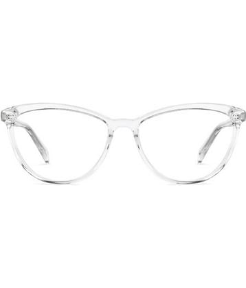 DAYAKU White Cateye Spectacle Frame Cat Eye