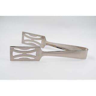 i WARE KkitchenCare Pastry Tong/Dessert Tong Stainless Steel Silver.