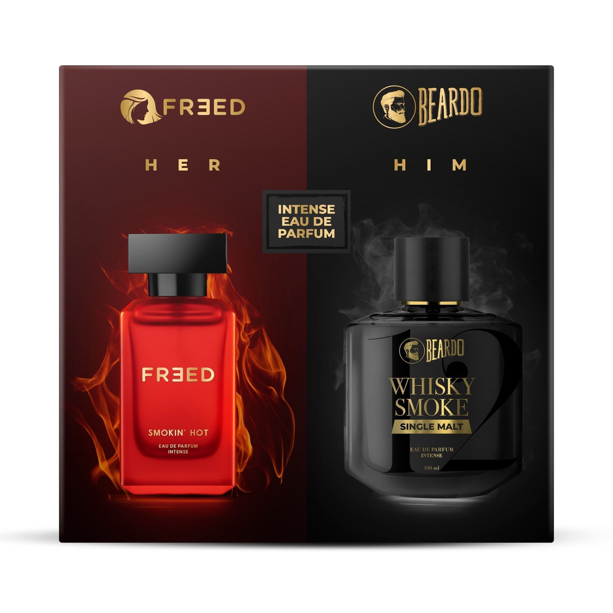 Beardo & Freed Spicy Perfume Gift Set (For Him & Her)