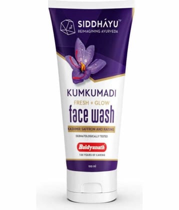 Siddhayu Kumkumadi Fresh Glow (From Baidyanath) Natural Face Wash, For all Skin Types - 100ML