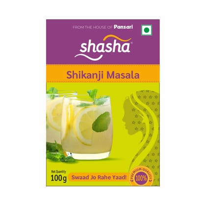 Shasha Powdered Spices – Shikanji Masala 100g