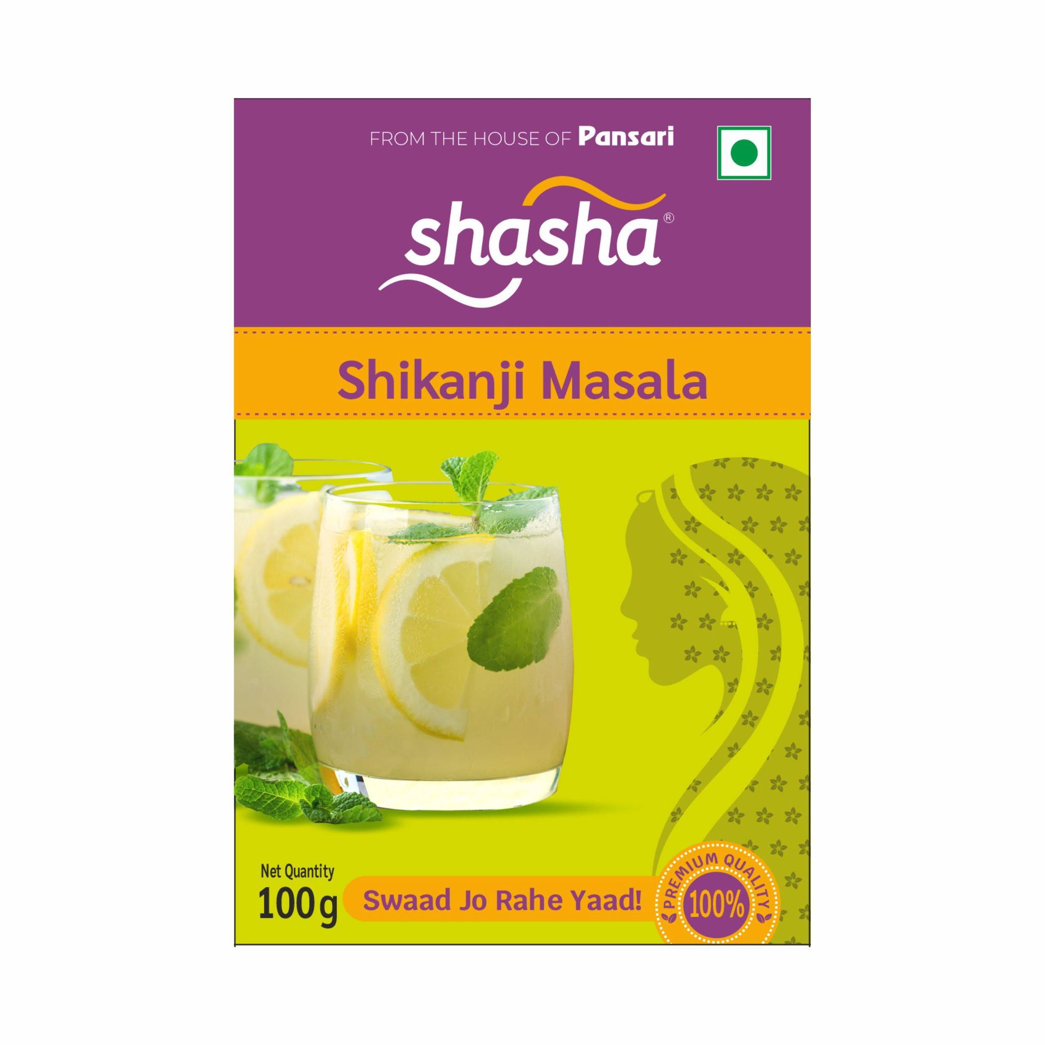 Shasha Powdered Spices – Shikanji Masala 100g