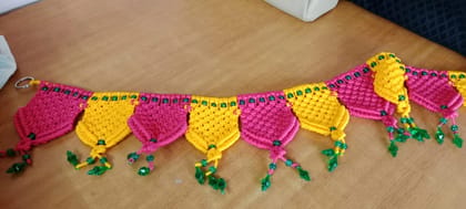 Toran with green beads