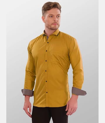VERTUSY - Yellow 100% Cotton Regular Fit Men's Casual Shirt ( Pack of 1 )
