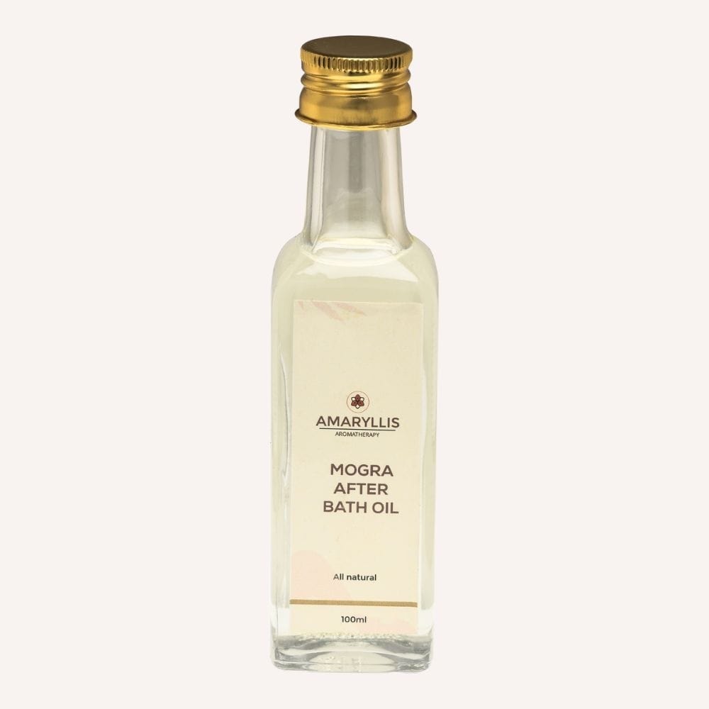 Amaryllis Mogra Jasmine After Bath Oil (100ml) | Lemon & Patchouli | Dry Skin Therapy