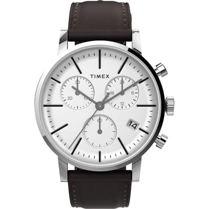 Timex Men 40 mm Size White Dial Analog Watch -TW2V36600-White