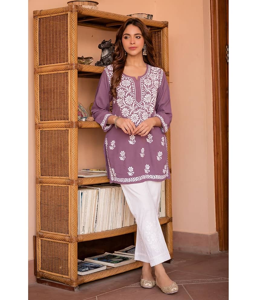 Rayon Short Kurti For Women (Pack of 1)