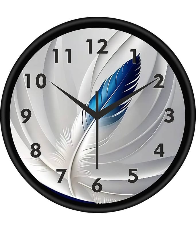 Trendy Homes Circular Digital Wall Clock