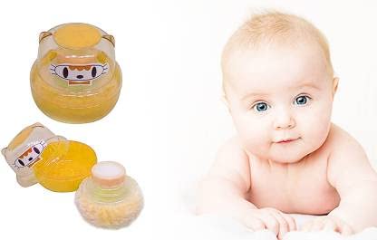 Elecsera Baby Powder Puff (Yellow)