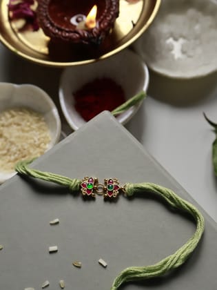 Gopal Kundan Rakhi-Green