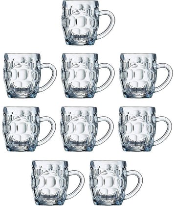 Somil Beer Mug Glasses Set,  550 ML - (Pack Of 9)