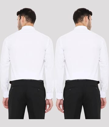 Maharaja - Multi Polyester Slim Fit Men's Formal Shirt ( Pack of 2 )