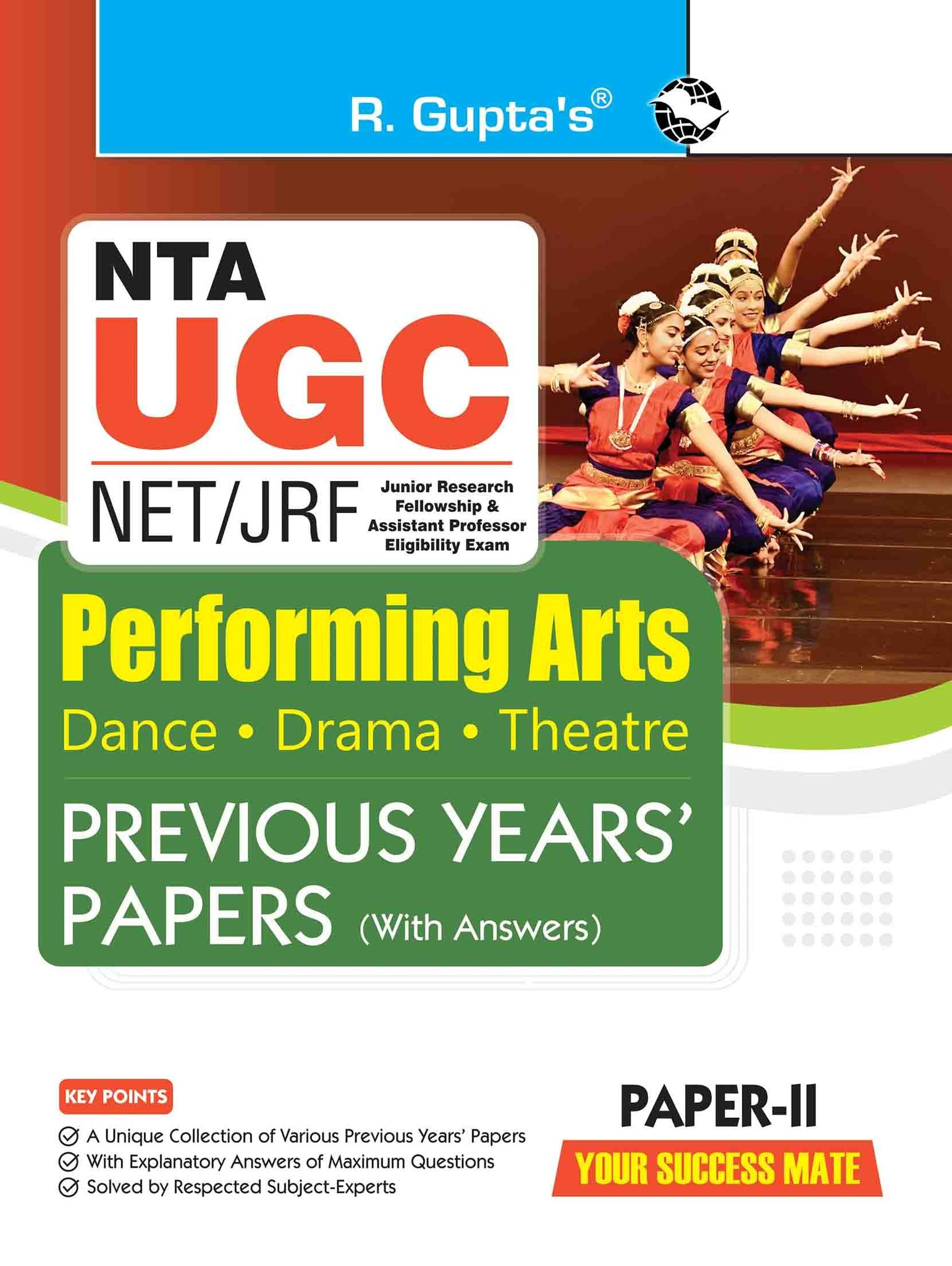 NTA-UGC-NET/JRF: Performing Arts (Dance, Drama, Theatre) ' (Paper-II) Previous Years' Papers (With Answers) [Paperback] [Apr 12, 2025] RPH Editorial Board