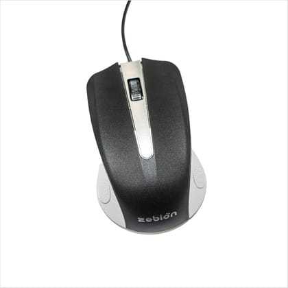 Zebion Rocky USB Mouse with Latest Optical Technology - Black