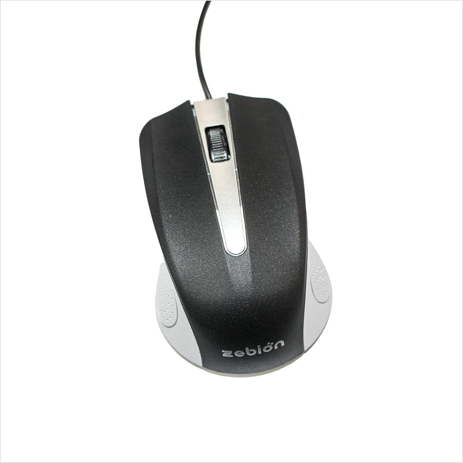 Zebion Rocky USB Mouse with Latest Optical Technology - Black