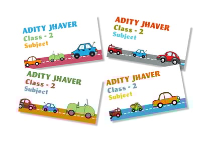 Book Labels -  Zip Zoom-12