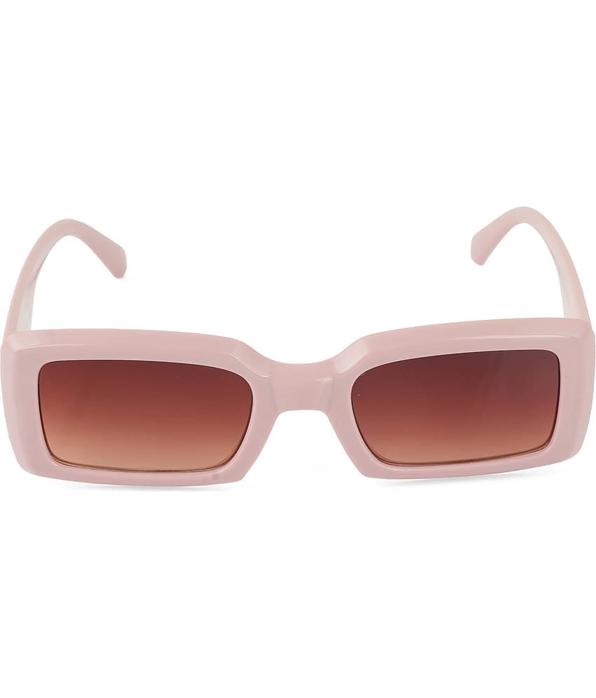 Bayberry Pink Rectangular Sunglasses ( Pack of 1 )