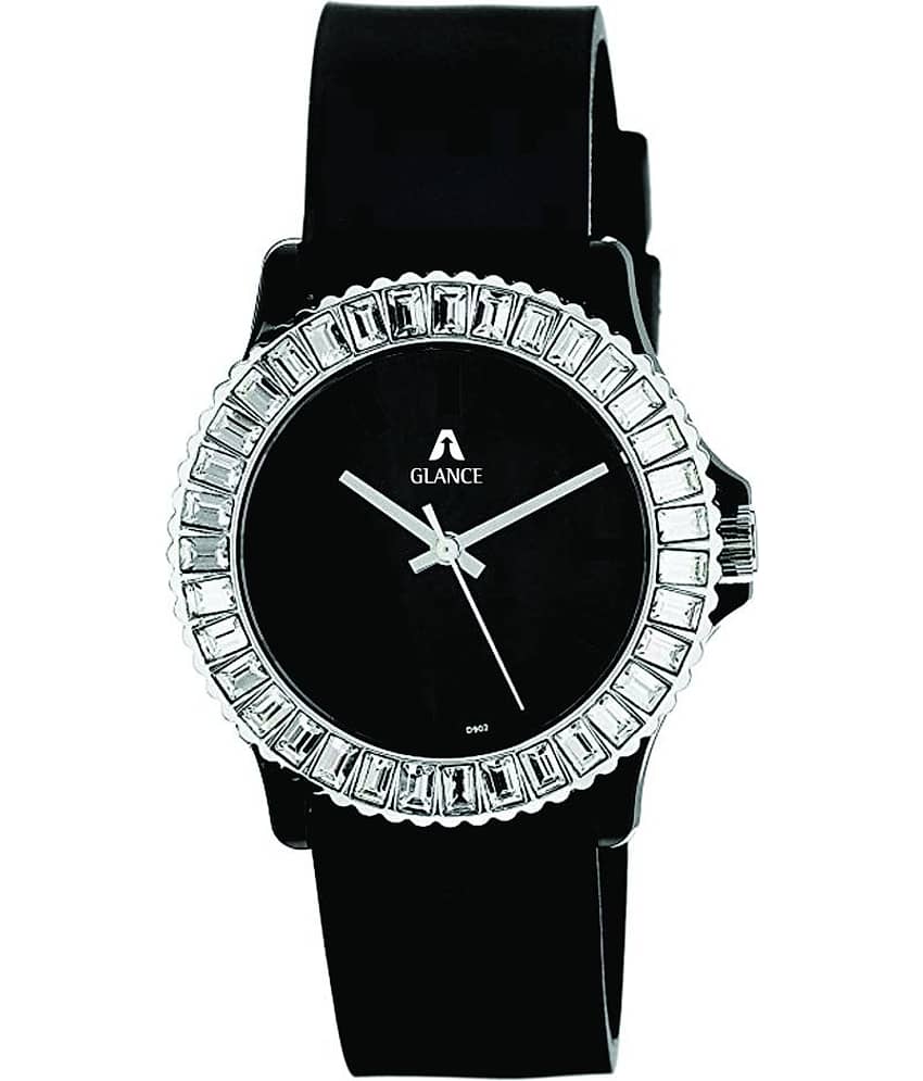 Aglance Silicon Round Womens Watch