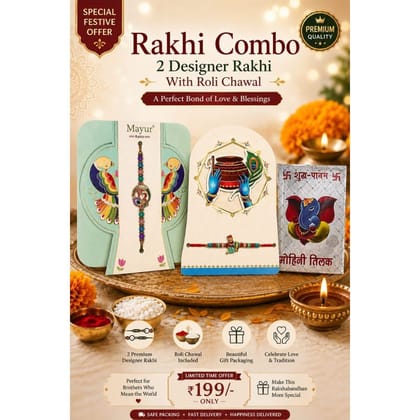 Designer Rakhi Combo