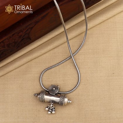 925 sterling silver amulet Pendant tribal jewellery nsp1047-Only Pendant
