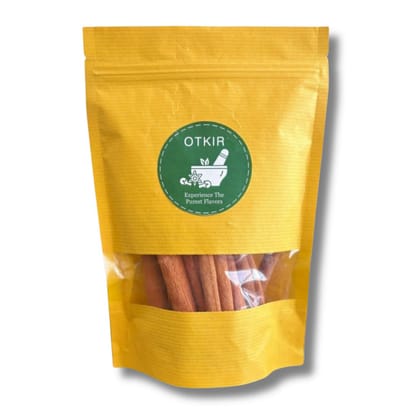Otkir Premium Dalchini Sticks (Ceylon Cinnamon) - 100% Pure & Natural, Whole Cinnamon Quills for Cooking & Health - Fresh, Aromatic, Hygienically Packed