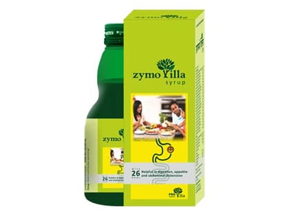 PRM Digestive Enzyme | Zymo Villa | Syrup For Healthy Digestion Upset Stomach & Acidity  200 ML (Pack OF 2)