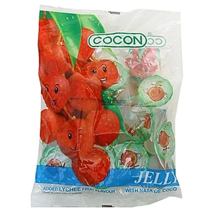 Cocon Jelly - Lychee Flavour, 20 pcs - 100 gm - 100 gm - One Unit