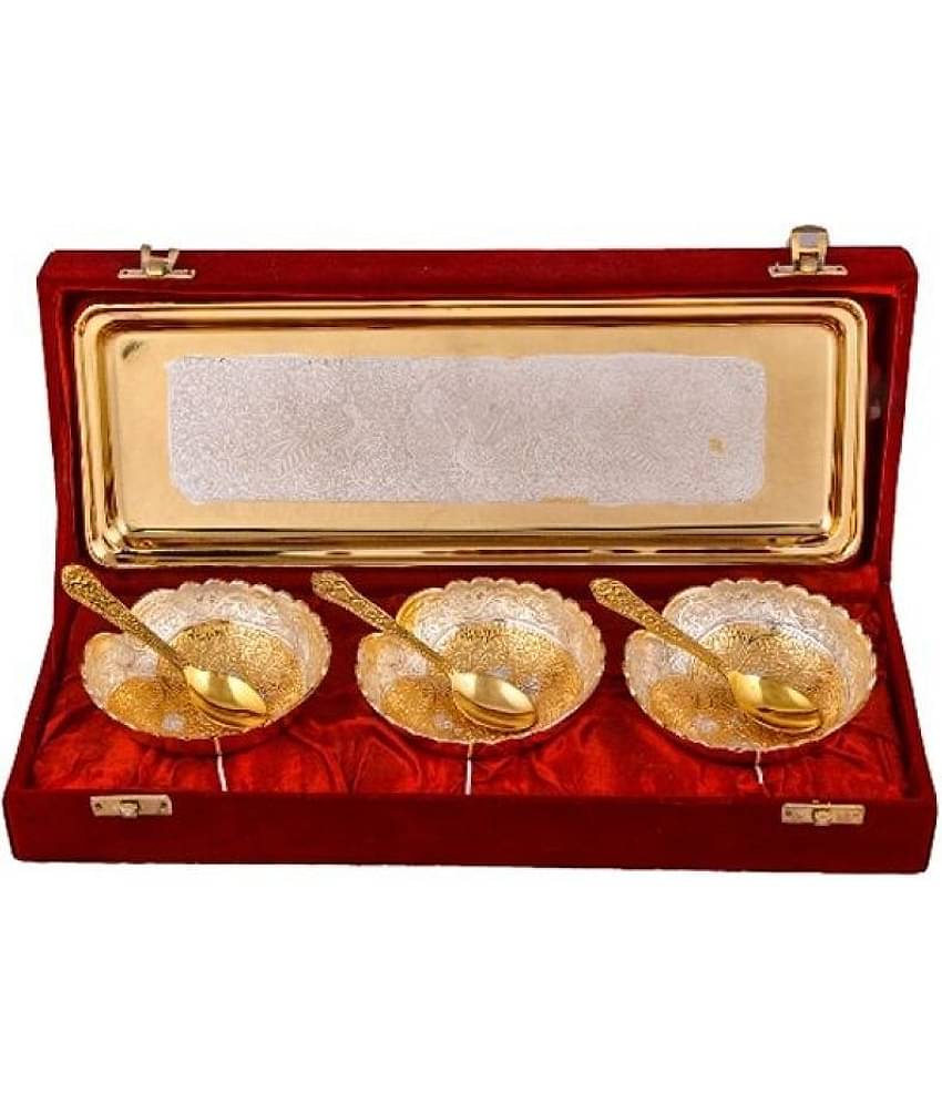 Arsalan Silverplated Gold/Silver Plated Gift Item - Pack of 7