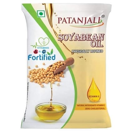 Patanjali Soyabean Oil, 1 L - Patanjali Soyabean Oil, 1 L