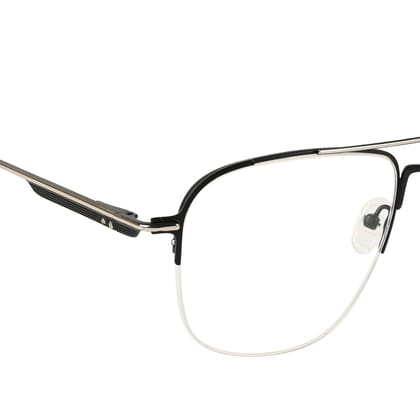 TERRY & CO | Zero Power Blue Cut Eyeglasses | Metal Frame | Medium Size | Anti-Reflective, UV Protection, Lightweight | Spring Hinges | Unisex