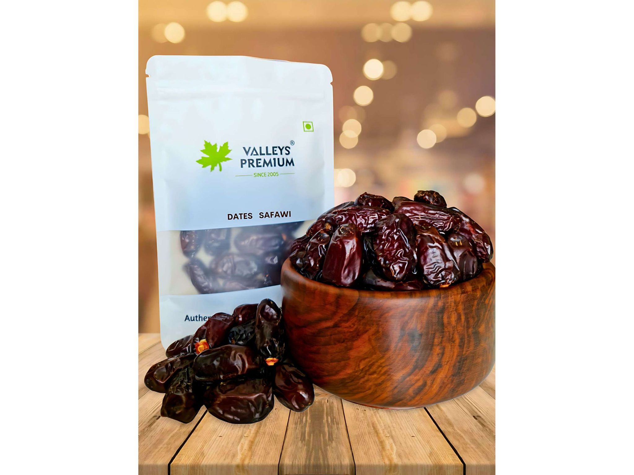 Valleys Premium Saudi Arabian Safawi Dates Healthy And Natural - 400 Gram