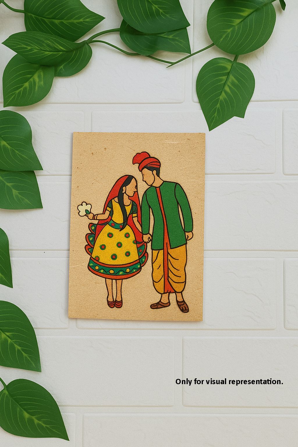 Dbeautify's DIY Punjabi Couple Traditional Painting