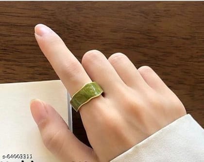 Green Gold Platted Ring